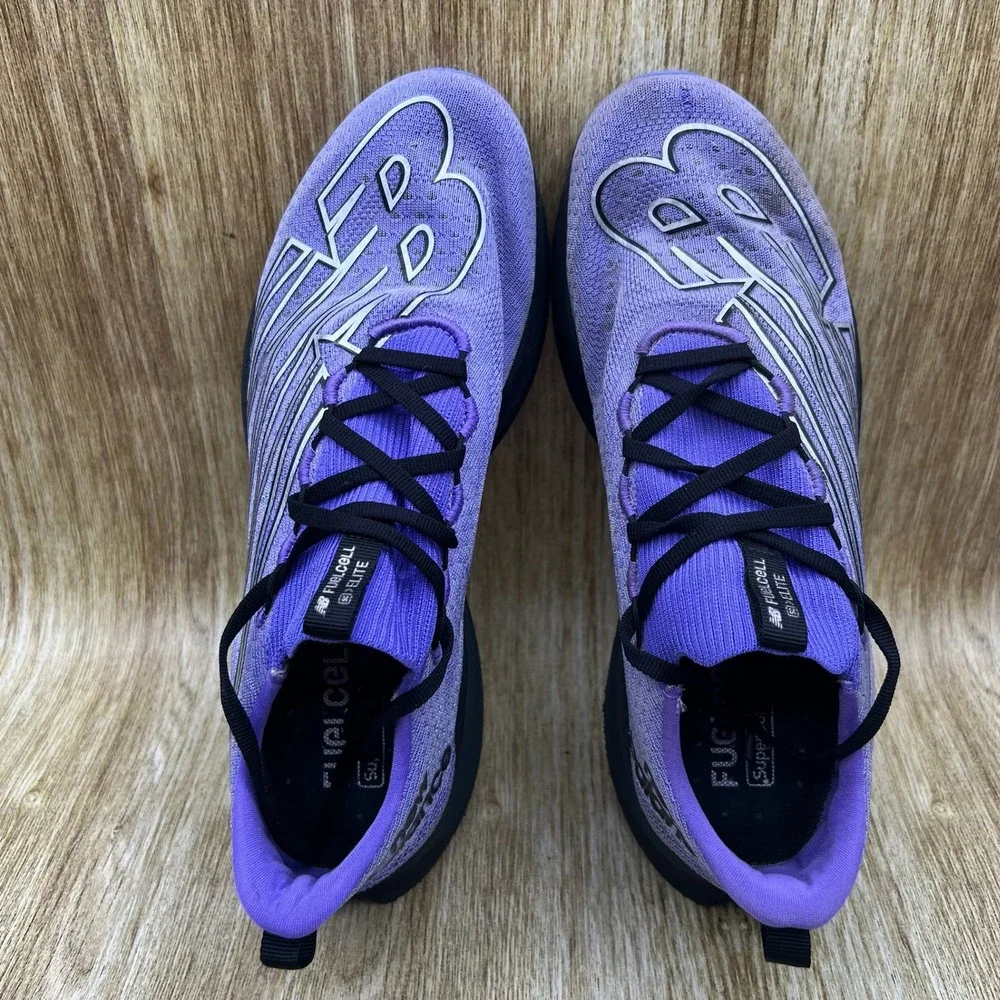 New Balance FuelCell SuperComp Elite v3 Mens 9.5 2E Purple Carbon Plate MRCELCE3